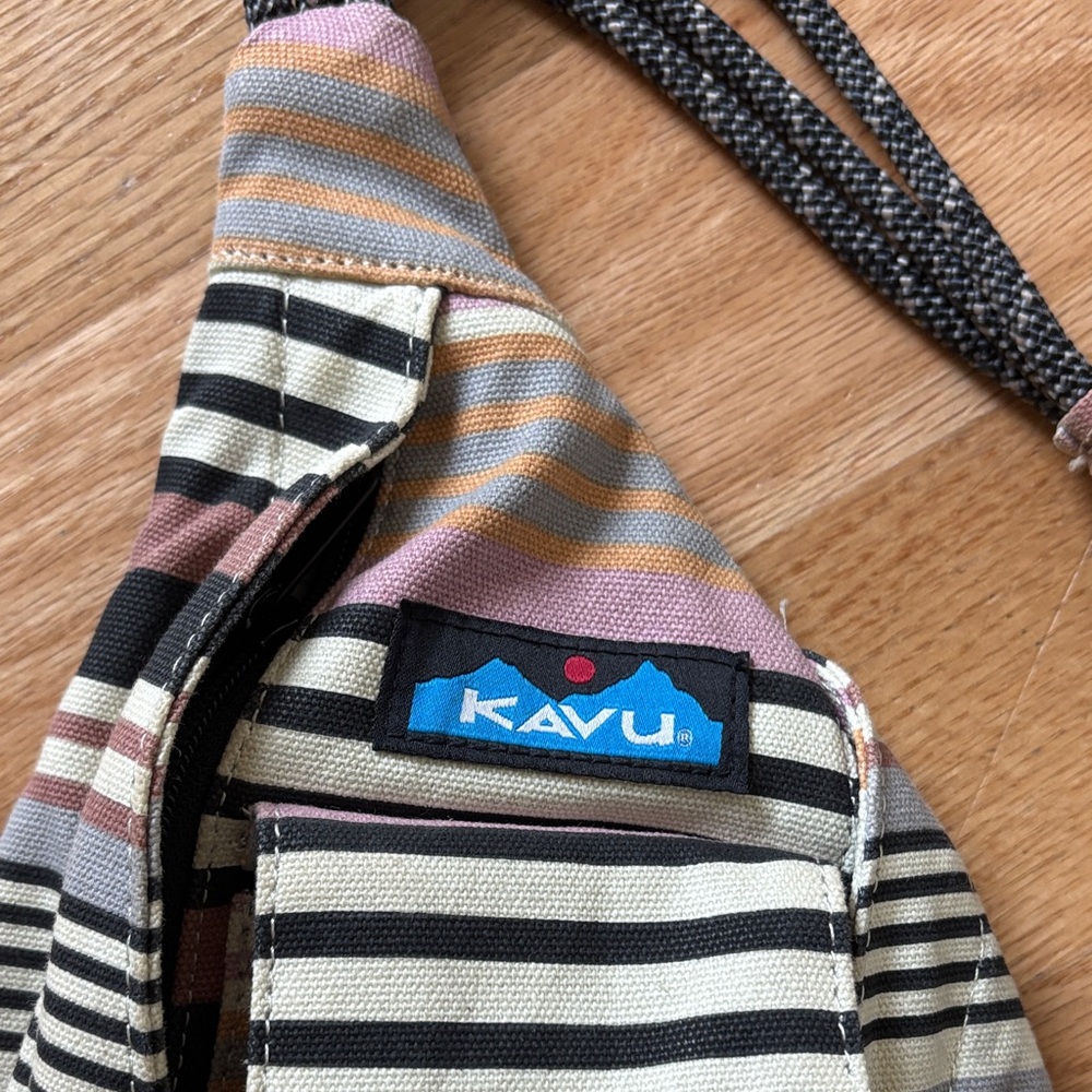 KAVU Multicolor Striped Sling Bag - Picture 2 of 5